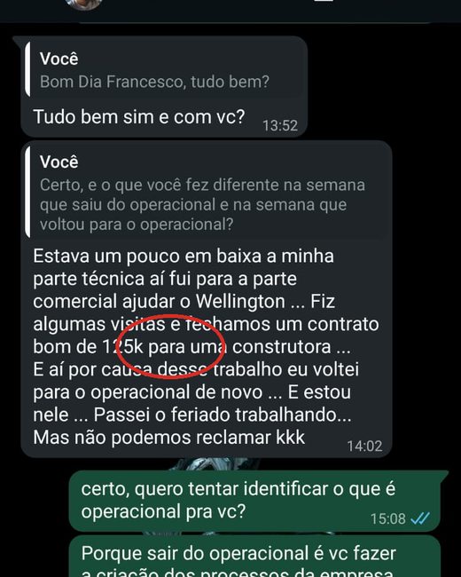 Depoimento Ozare: R$125 mil em um contrato · Francesco